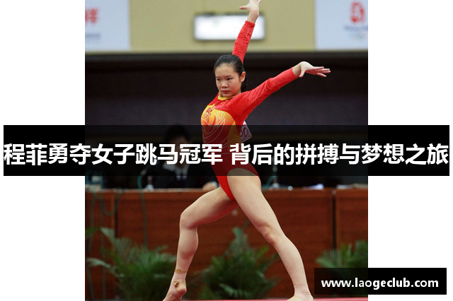 程菲勇夺女子跳马冠军 背后的拼搏与梦想之旅 程菲勇夺女子跳马冠军 背后的拼搏与梦想之旅